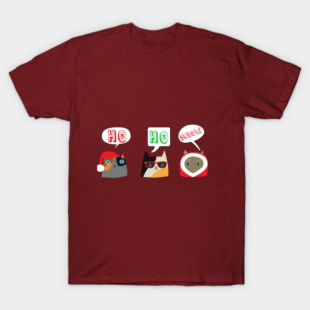 Christmas Cats T-Shirt by EmmaFifield